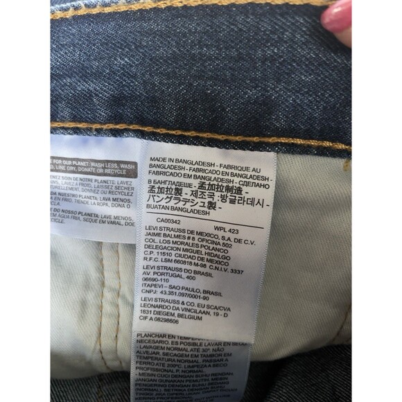 Levi’s 550 Relaxed Fit Tall Men’s W36 L36 Blue Denim Jeans - Picture 10 of 10